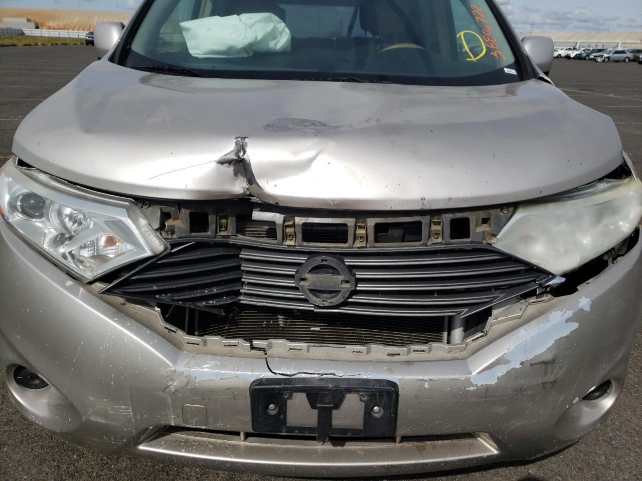 Photo 9 from auction – 2012 NISSAN QUEST S with VIN JN8AE2KPXC9037296