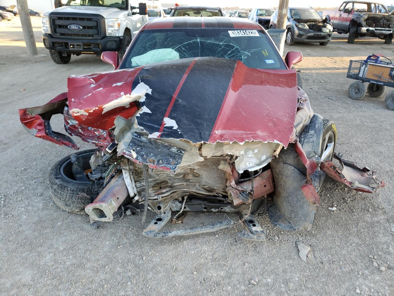 Photo 9 from auction – 2014 CHEVROLET CAMARO LT with VIN 2G1FB1E37E9212932