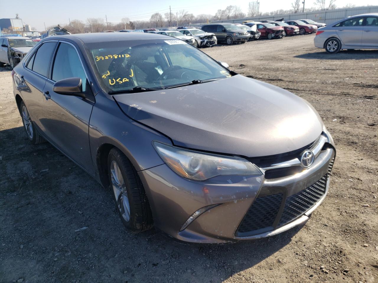 TOYOTA CAMRY LE 2015 with VIN 4T1BF1FK8FU063057 - Photo from auction