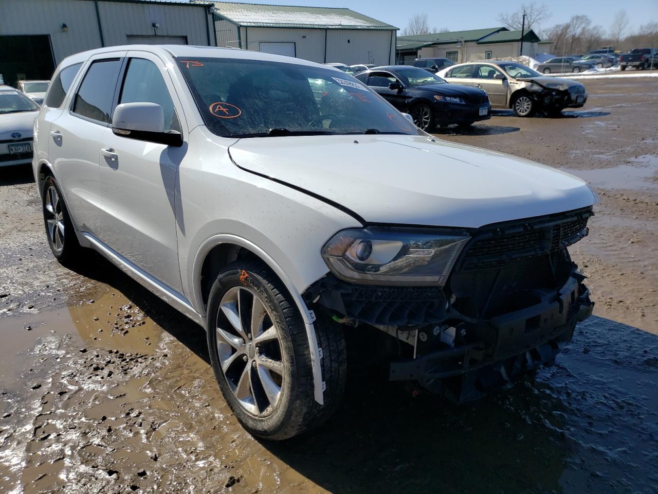 DODGE DURANGO R/ 2014 with VIN 1C4SDJCTXEC391088 - Photo from auction
