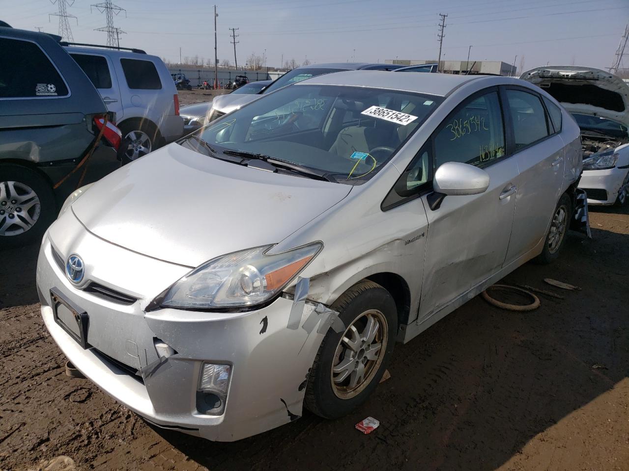 Photo 2 from auction – 2011 TOYOTA PRIUS with VIN JTDKN3DU0B0288517