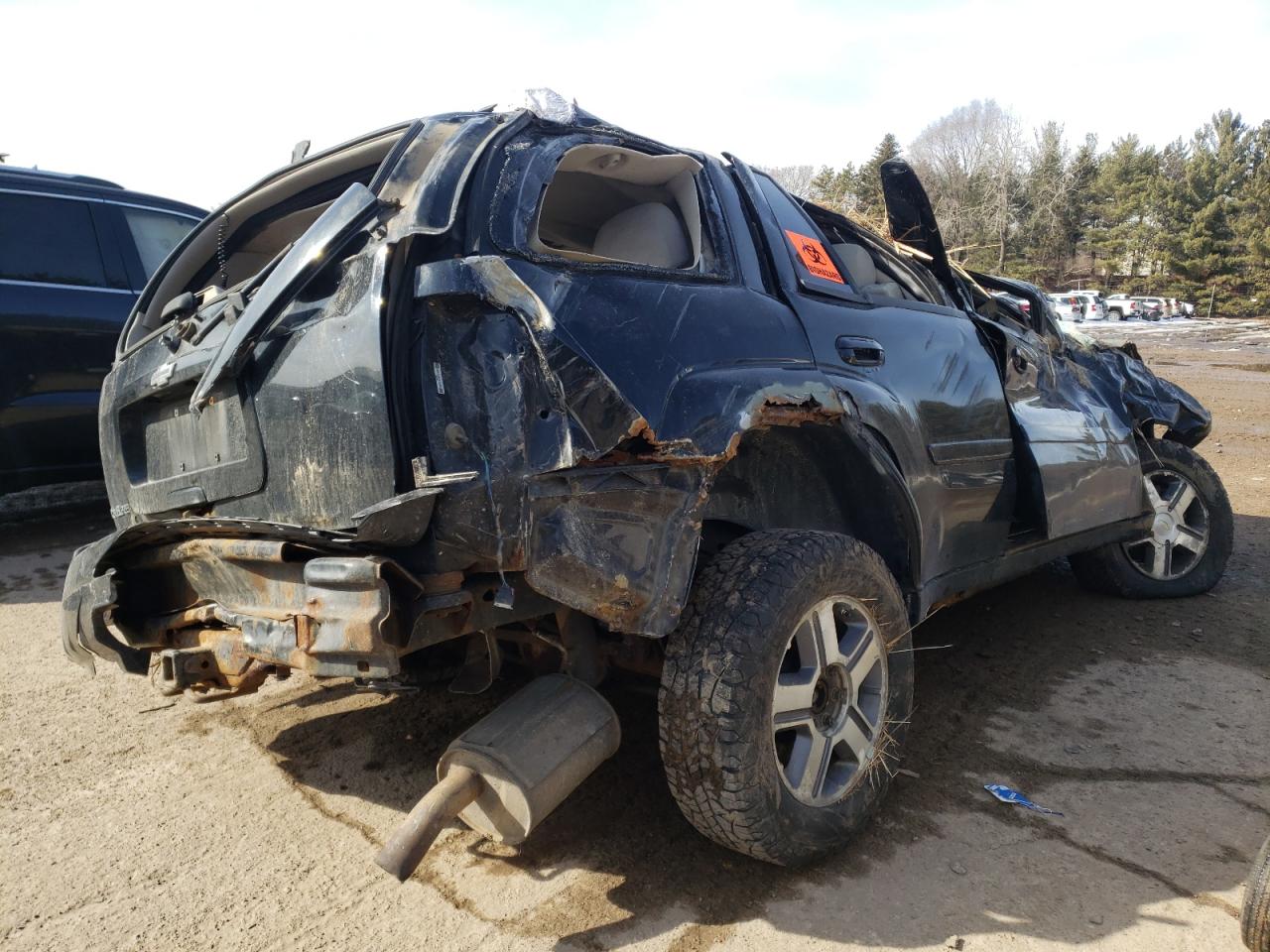 Photo 4 from auction – 2007 CHEVROLET TRAILBLAZE with VIN 1GNDT13S372172959