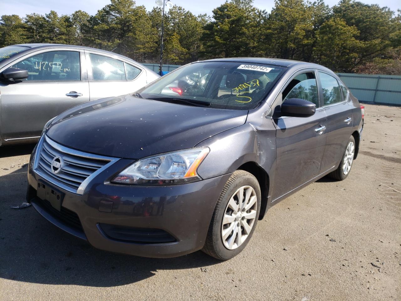 Photo 2 from auction – 2014 NISSAN SENTRA S with VIN 3N1AB7AP2EY288137