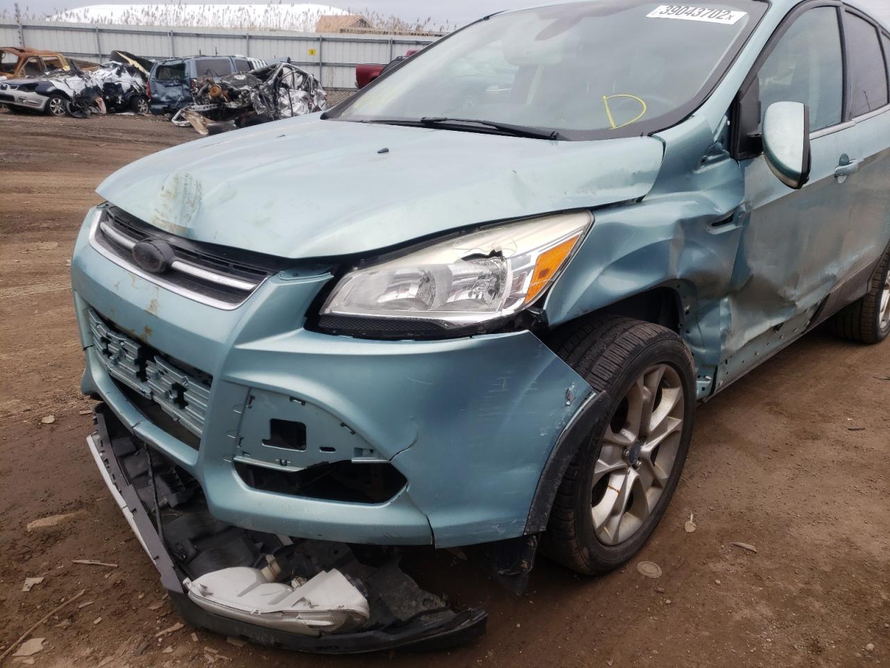 Photo 9 from auction – 2013 FORD ESCAPE SEL with VIN 1FMCU0HX6DUA95483