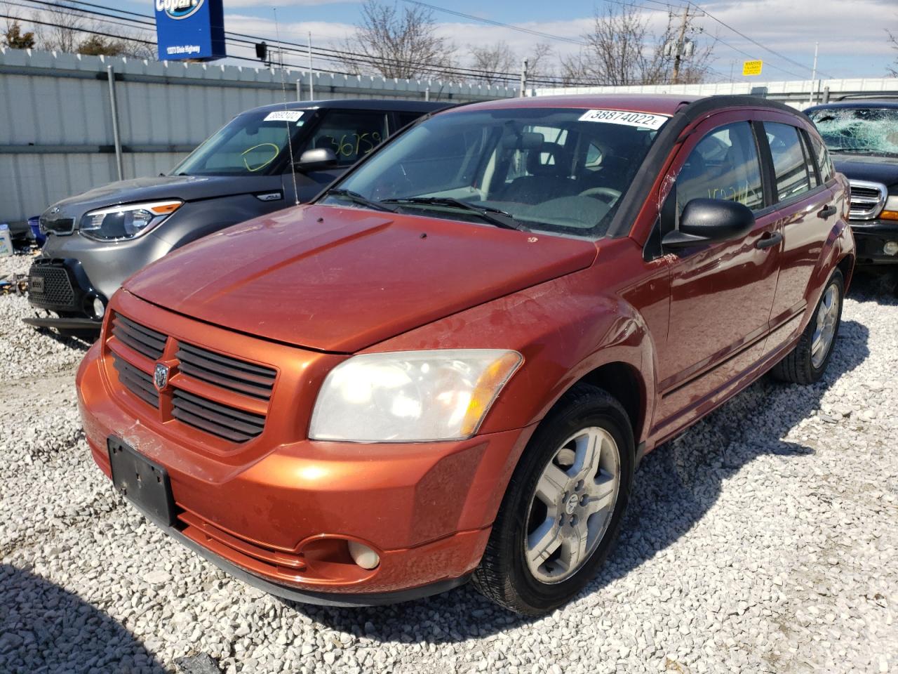 Photo 2 from auction – 2007 DODGE CALIBER SX with VIN 1B3HB48B87D558578