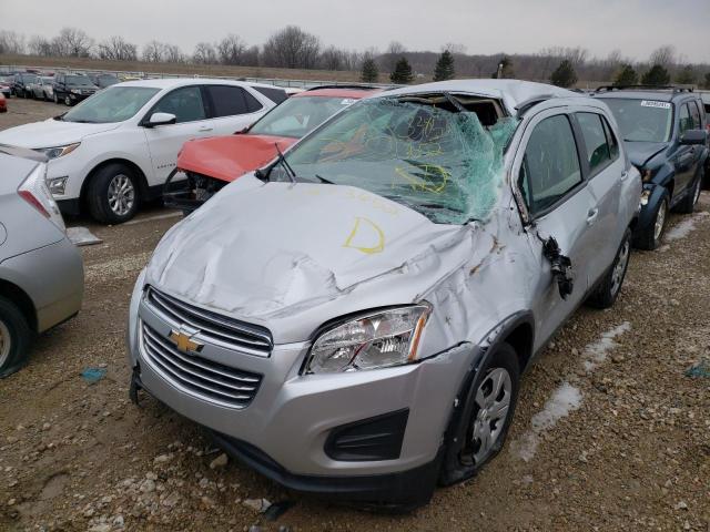 Photo 2 from auction – 2016 CHEVROLET TRAX LS with VIN 3GNCJKSB8GL256671