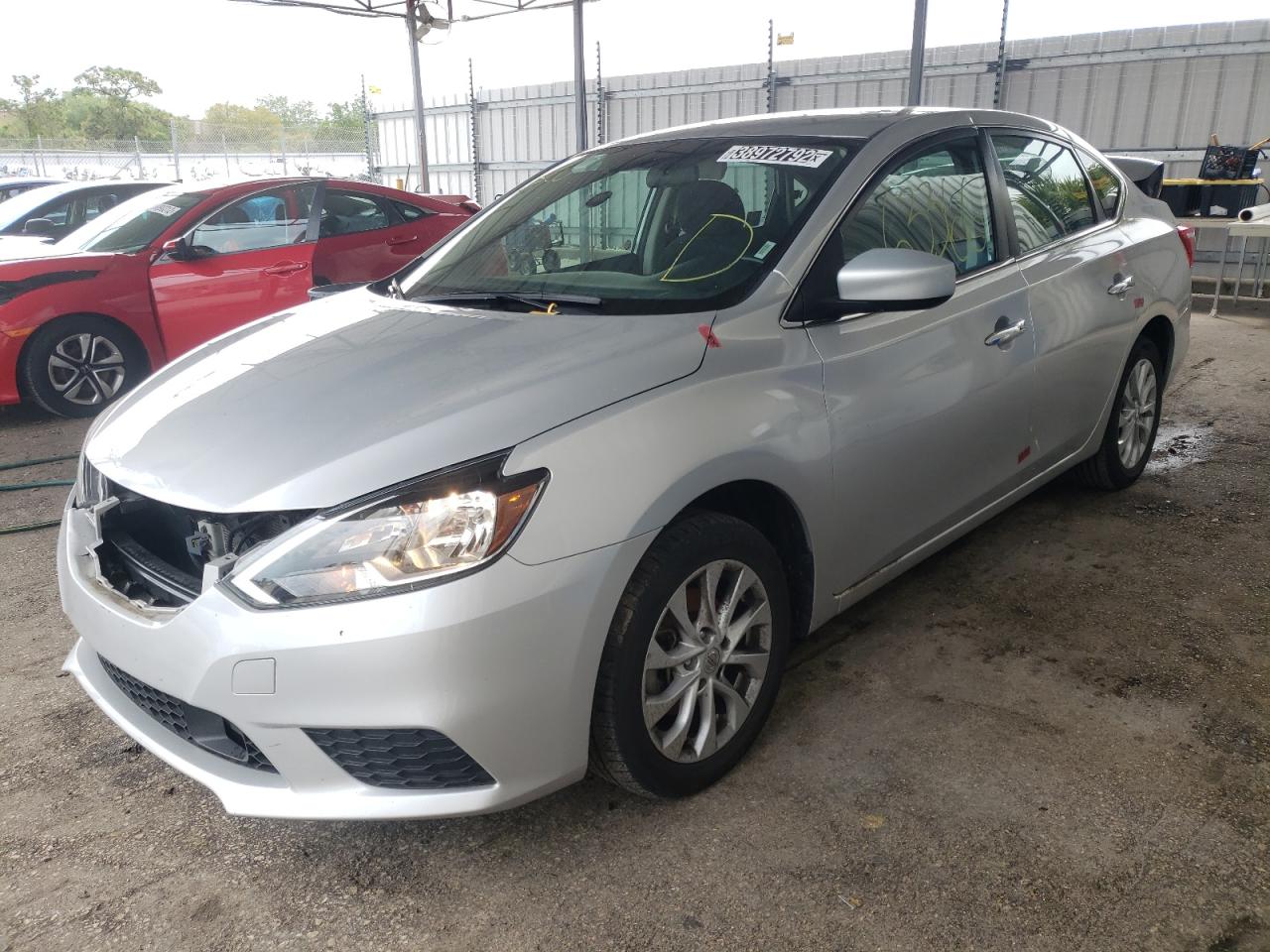 Photo 2 from auction – 2019 NISSAN SENTRA S with VIN 3N1AB7AP1KL625079
