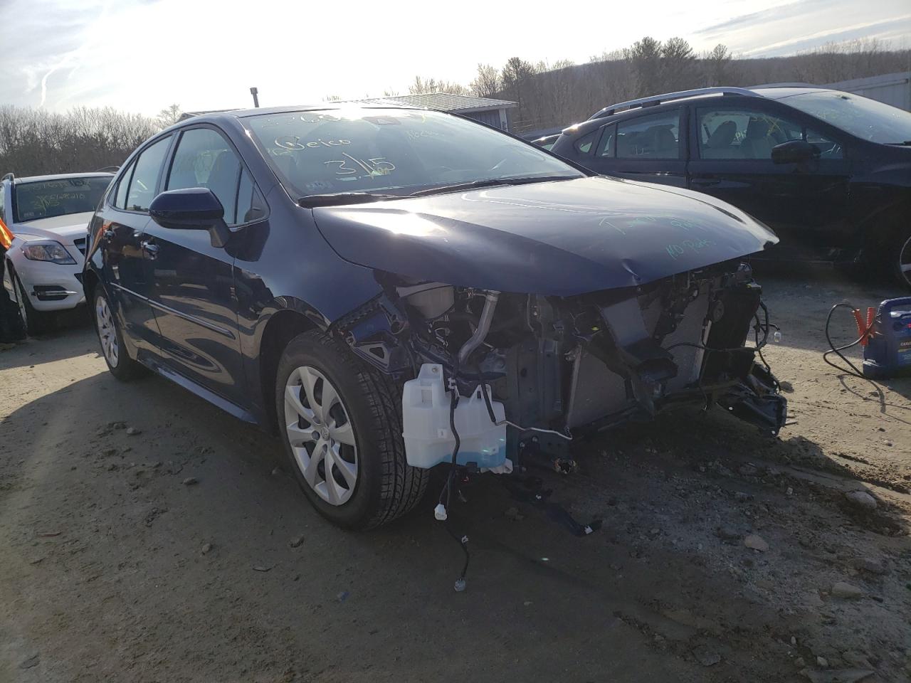 TOYOTA COROLLA LE 2022 with VIN JTDEPMAEXNJ201120 - Photo from auction