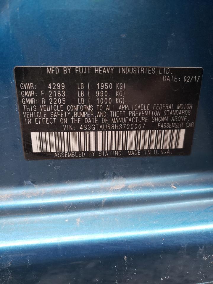 Photo 10 from auction – 2017 SUBARU IMPREZA LI with VIN 4S3GTAU68H3720067