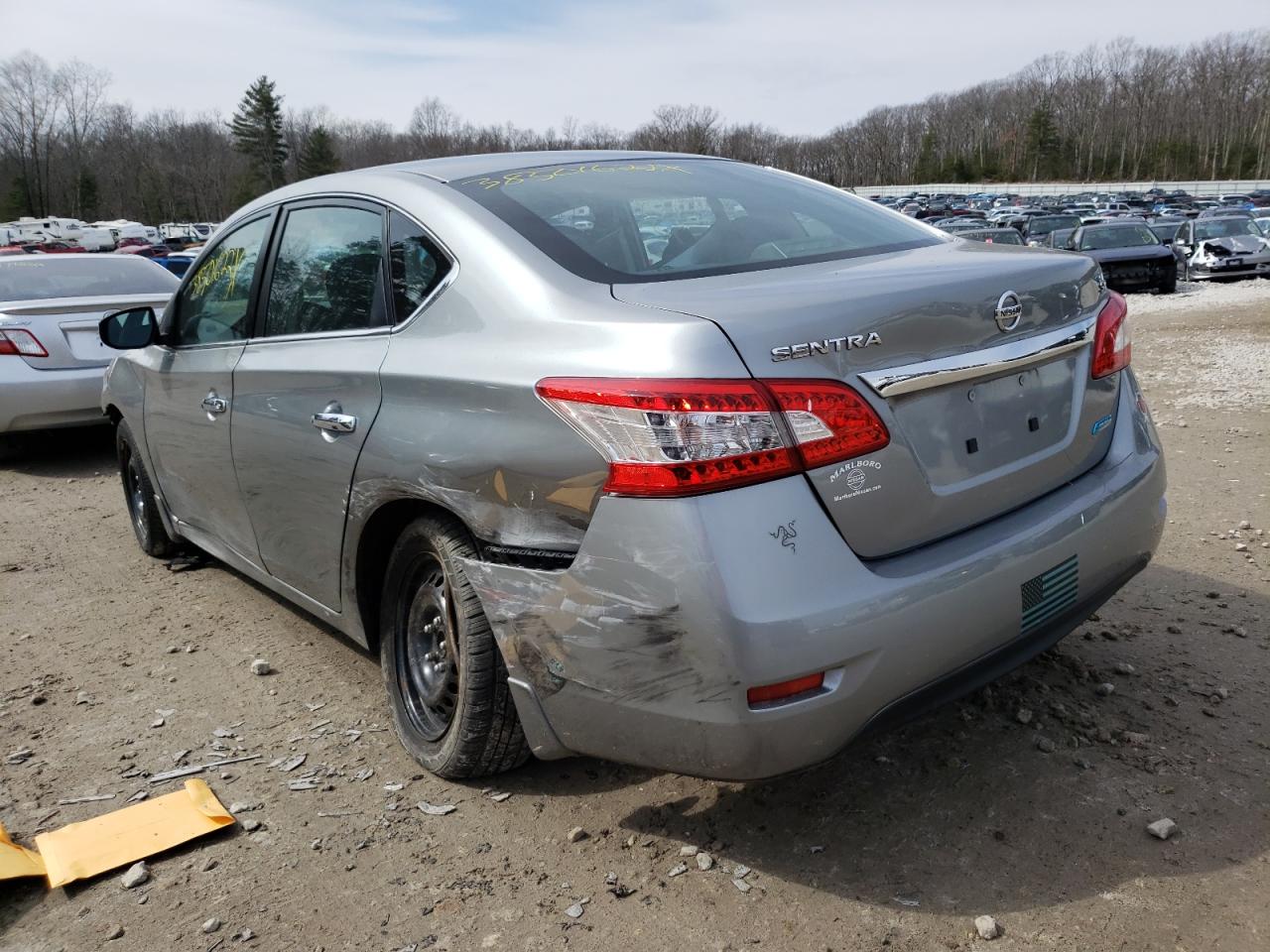 Photo 3 from auction – 2014 NISSAN SENTRA S with VIN 3N1AB7AP1EY224817