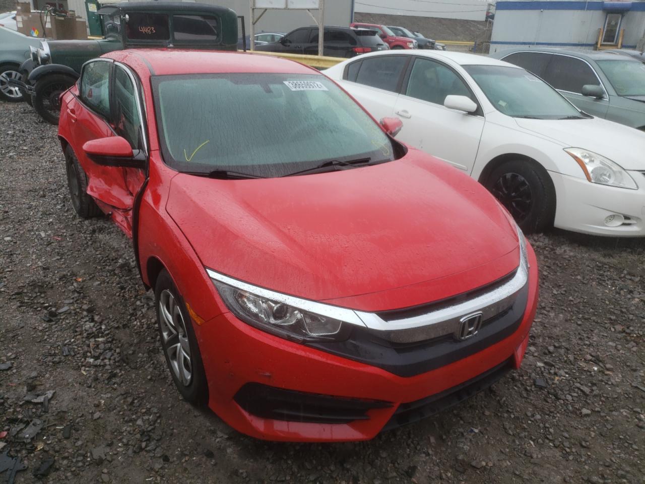 HONDA CIVIC LX 2016 with VIN 2HGFC2F53GH555838 - Photo from auction
