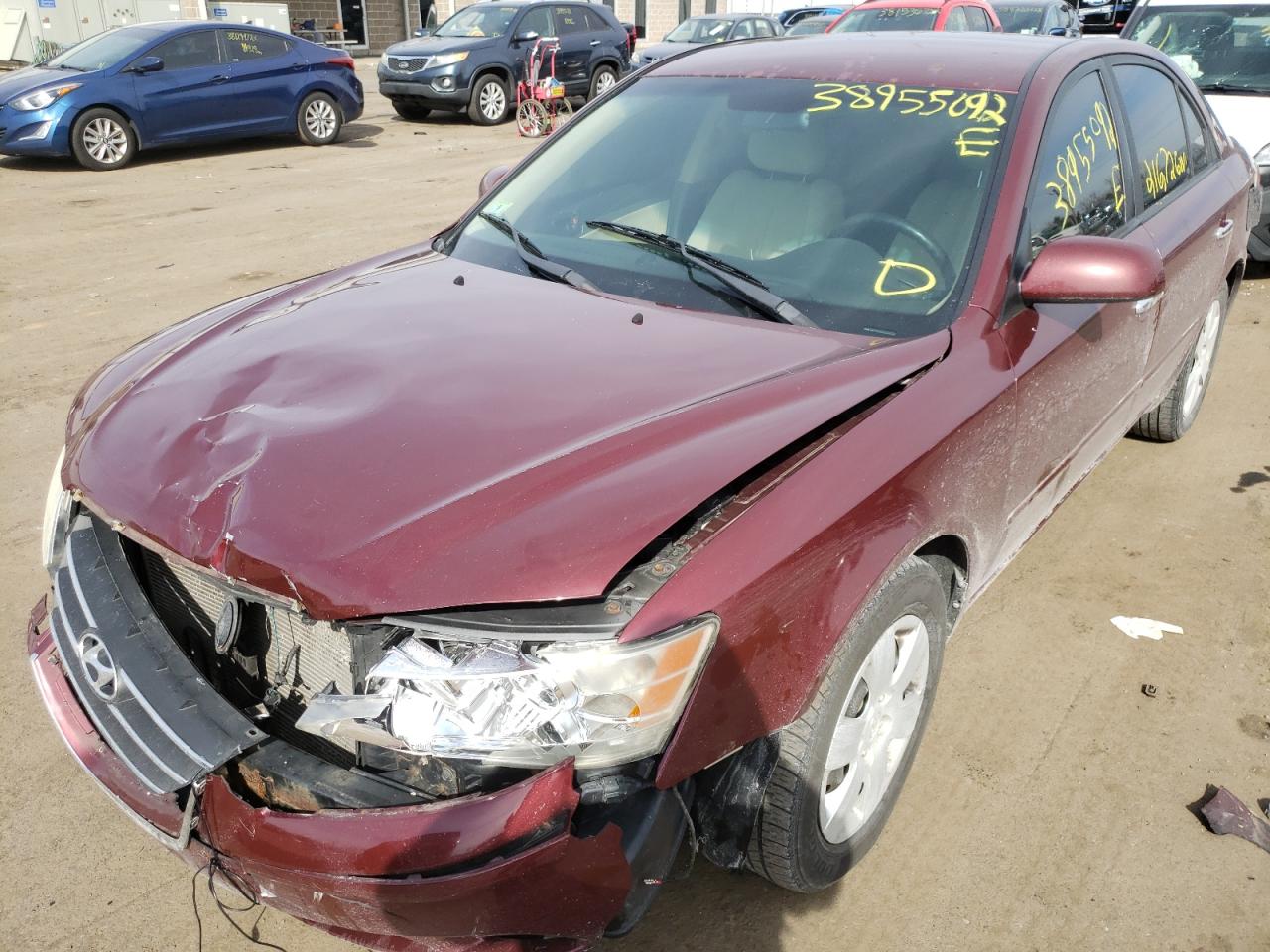 Photo 2 from auction – 2010 HYUNDAI SONATA GLS with VIN 5NPET4AC3AH592477