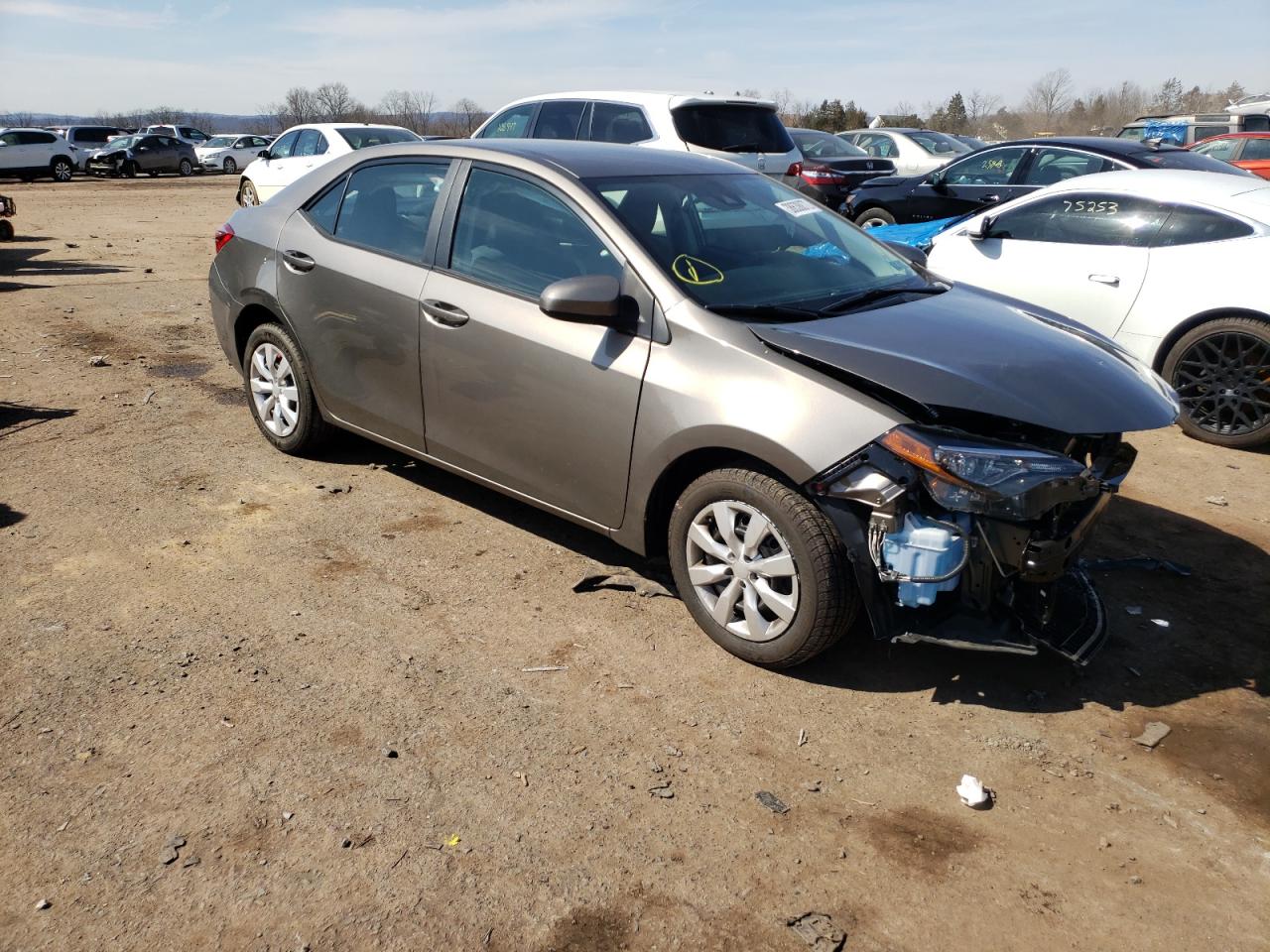 TOYOTA COROLLA L 2018 with VIN 2T1BURHE7JC105739 - Photo from auction