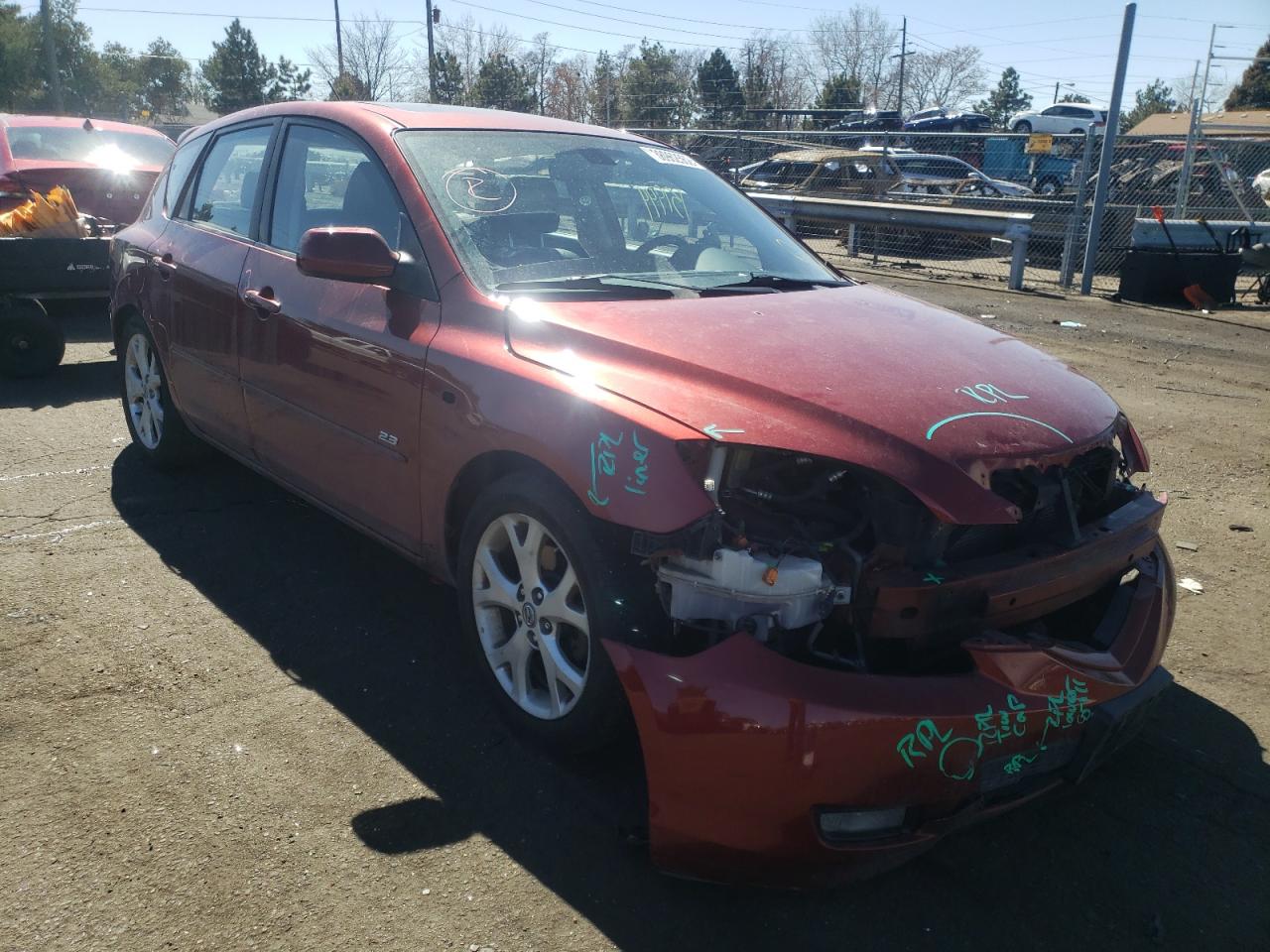 MAZDA 3 S 2009 with VIN JM1BK344791204156 - Photo from auction