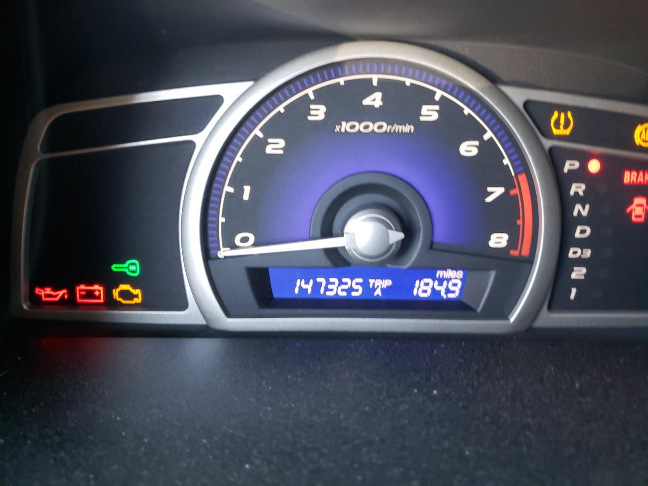 Photo 8 from auction – 2008 HONDA CIVIC EX with VIN 1HGFA16868L082628