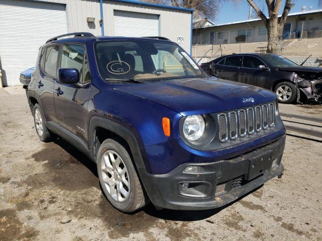 JEEP RENEGADE L 2018 with VIN ZACCJABBXJPH06600 - Photo from auction
