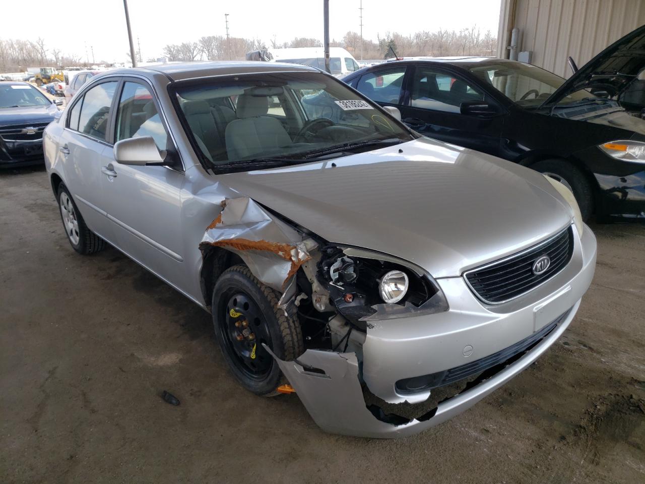 KIA OPTIMA LX 2007 with VIN KNAGE123675145941 - Photo from auction