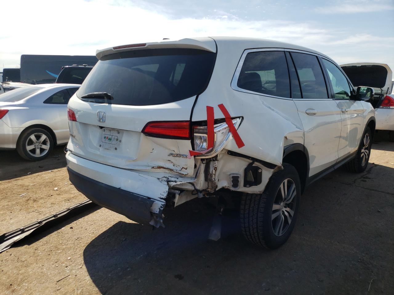 Zdjęcie 4 z aukcji – 2016 HONDA PILOT EX z VIN 5FNYF6H3XGB010971