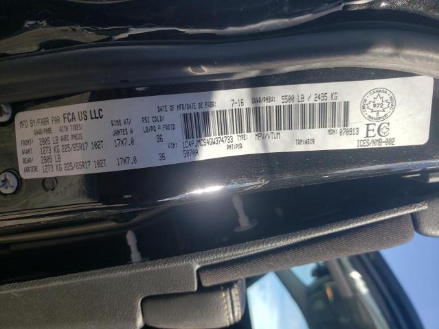 Photo 10 from auction – 2016 JEEP CHEROKEE L with VIN 1C4PJMCS4GW374733