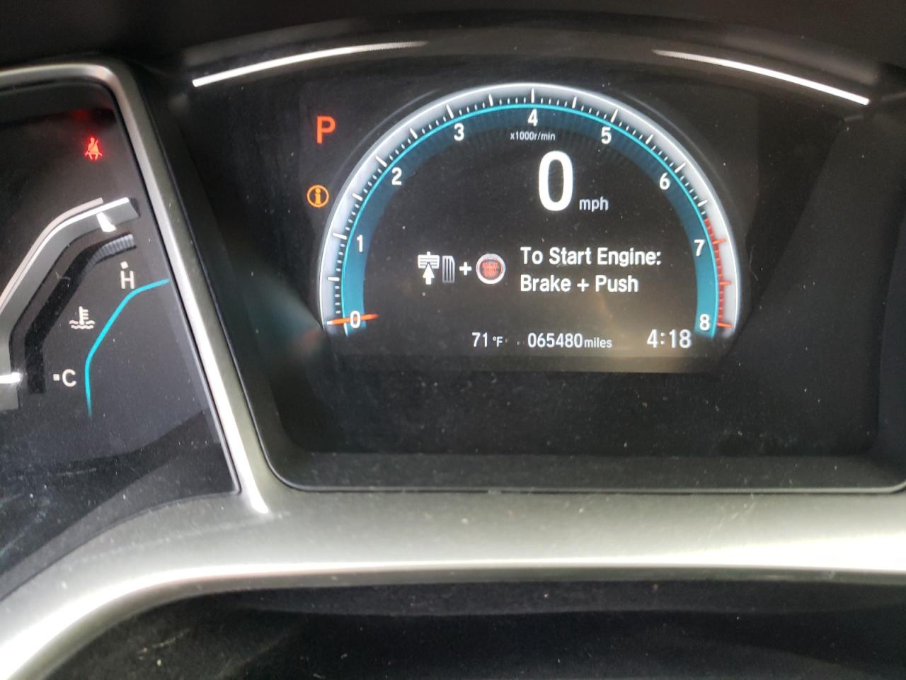 Photo 8 from auction – 2018 HONDA CIVIC EX with VIN 19XFC2F72JE032491
