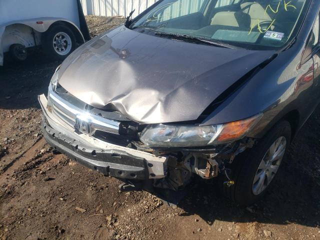 Photo 9 from auction – 2012 HONDA CIVIC LX with VIN 19XFB2F50CE387342