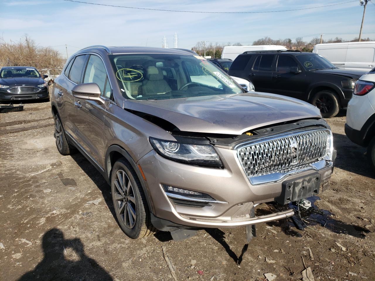 LINCOLN MKC RESERV 2019 with VIN 5LMCJ3D92KUL03418 - Photo from auction