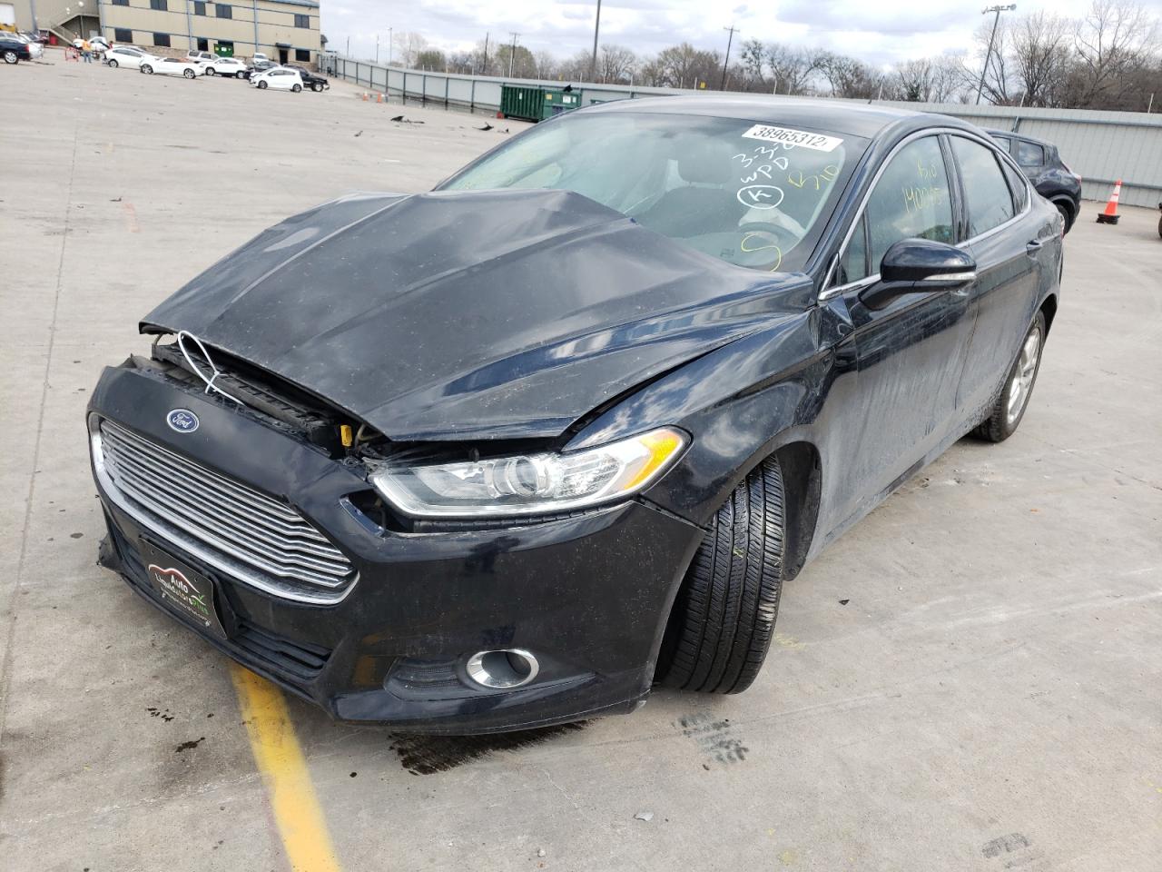 Photo 2 from auction – 2016 FORD FUSION SE with VIN 3FA6P0HD1GR143441