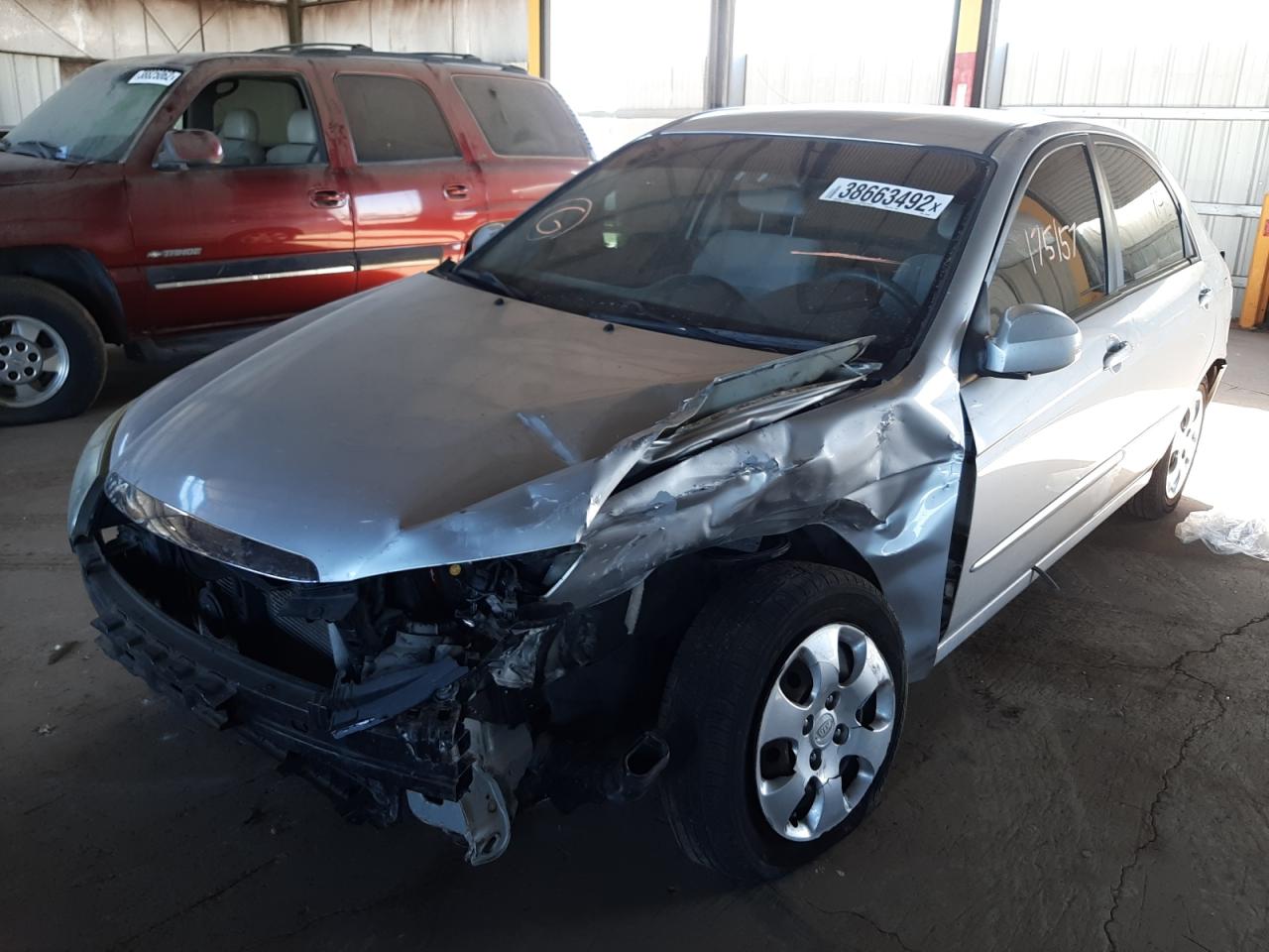 Photo 2 from auction – 2009 KIA SPECTRA EX with VIN KNAFE221695620989