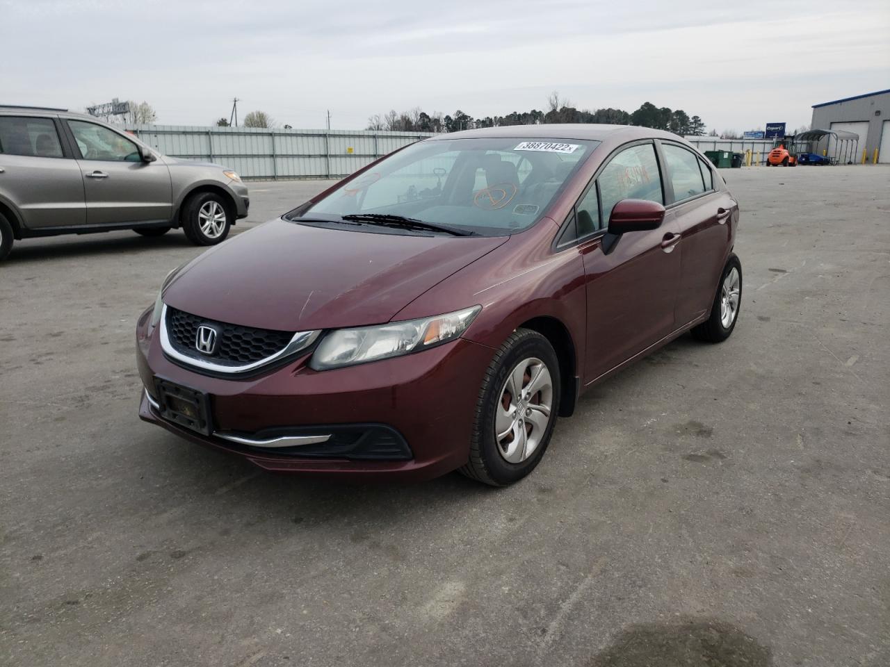 Photo 2 from auction – 2015 HONDA CIVIC LX with VIN 2HGFB2F58FH500979