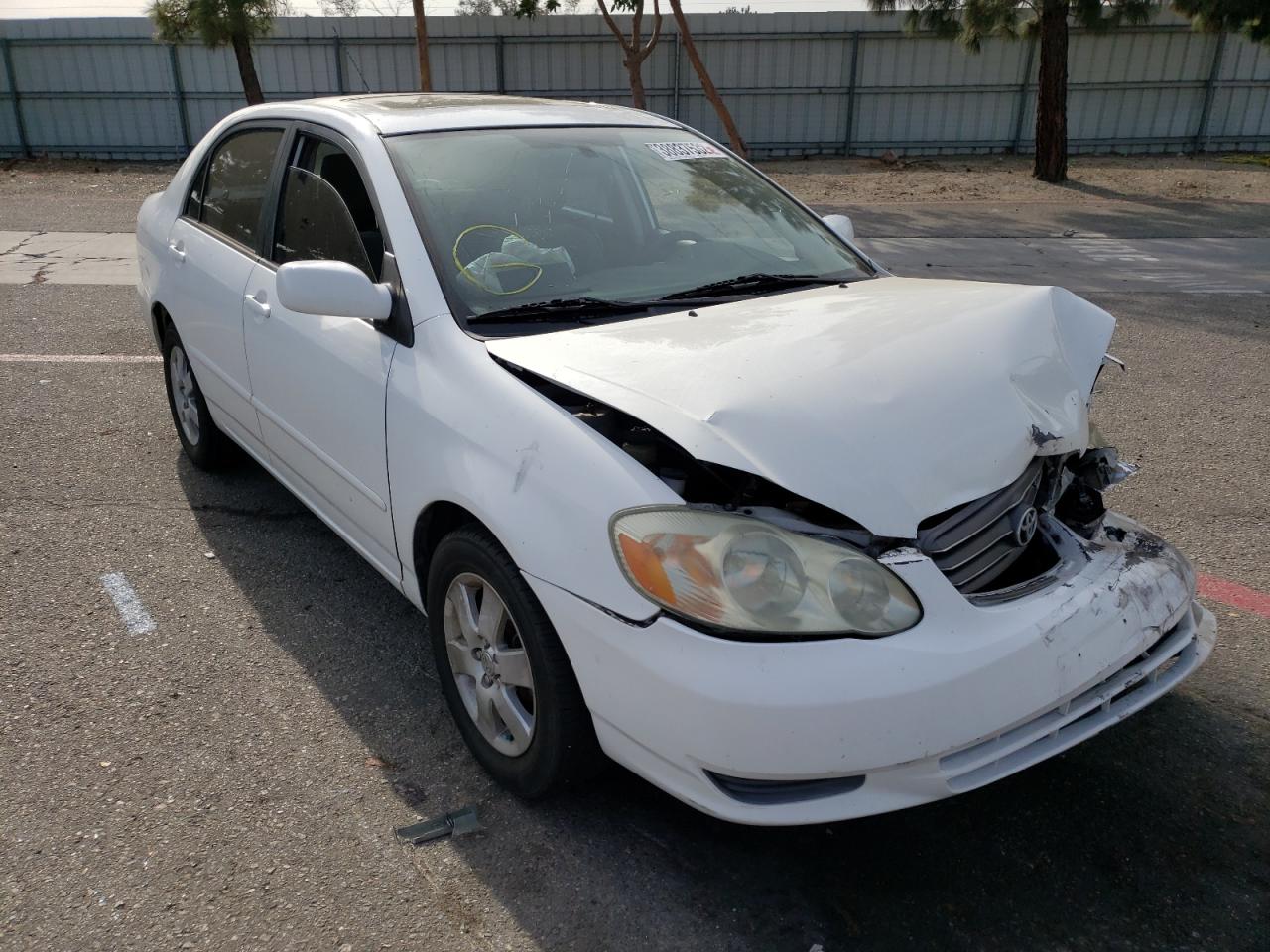TOYOTA COROLLA CE 2003 with VIN 1NXBR38E93Z001365 - Photo from auction