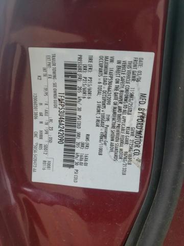 صورة رقم 10 من المزاد - 2006 FORD TAURUS SE مع VIN 1FAFP53U46A242090