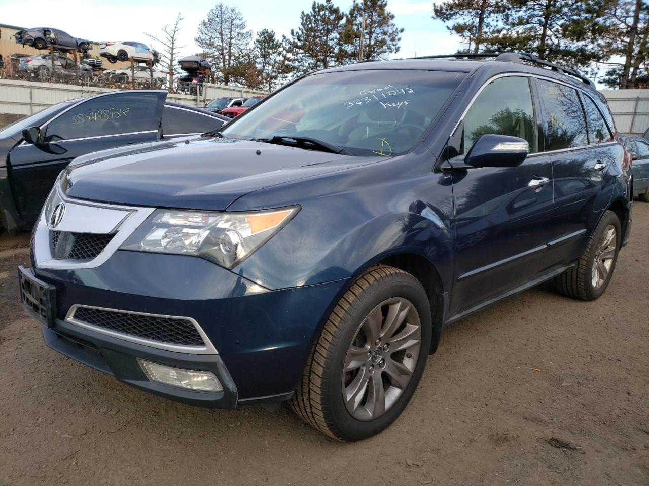 Photo 2 from auction – 2012 ACURA MDX ADVANC with VIN 2HNYD2H81CH520327