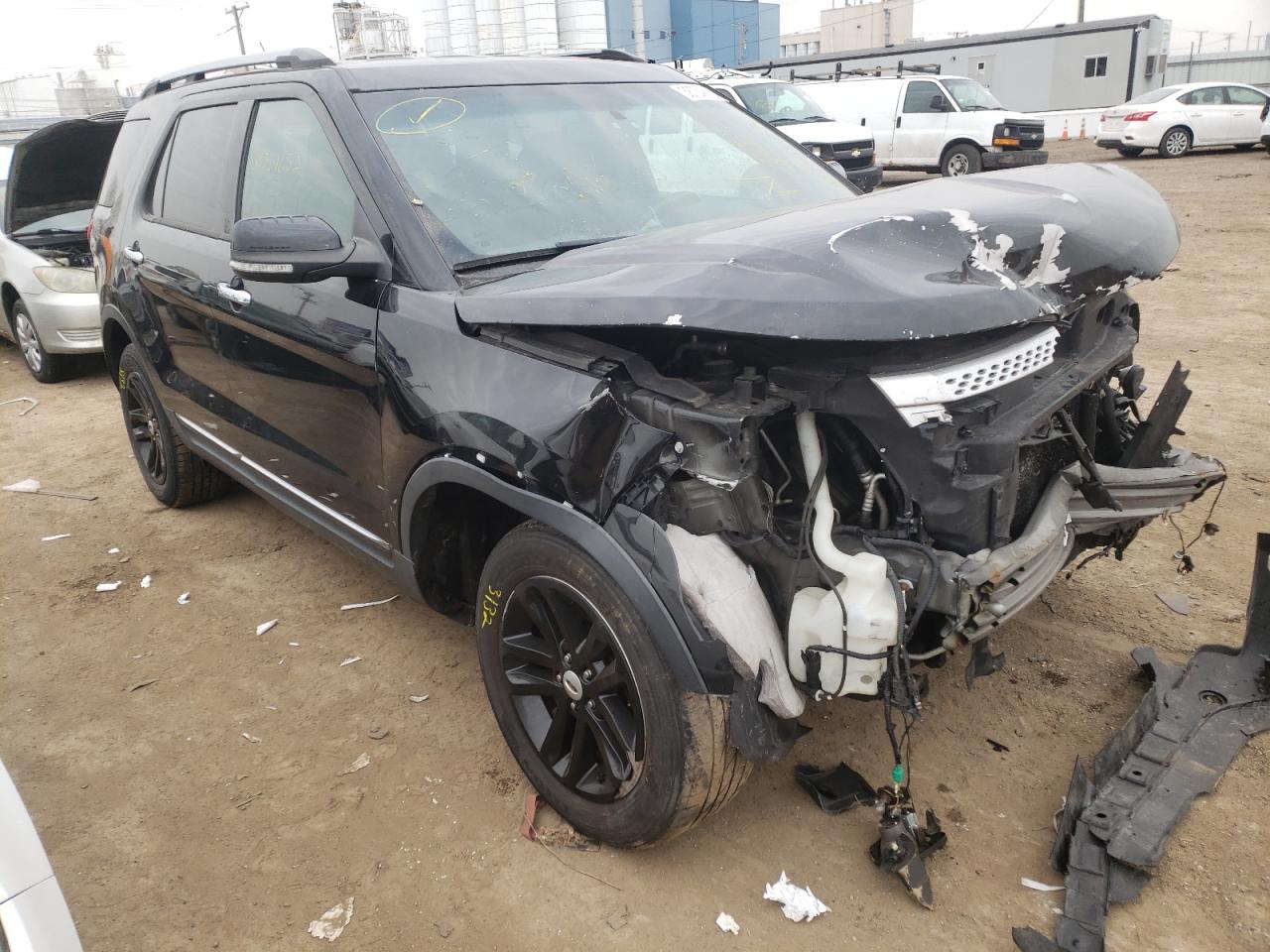 FORD EXPLORER 2013 with VIN 1FM5K8D87DGB25388 - Photo from auction