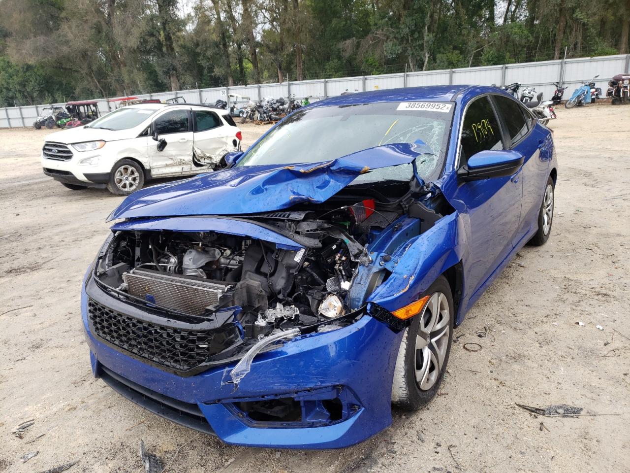 Photo 2 from auction – 2016 HONDA CIVIC LX with VIN 19XFC2F51GE007833