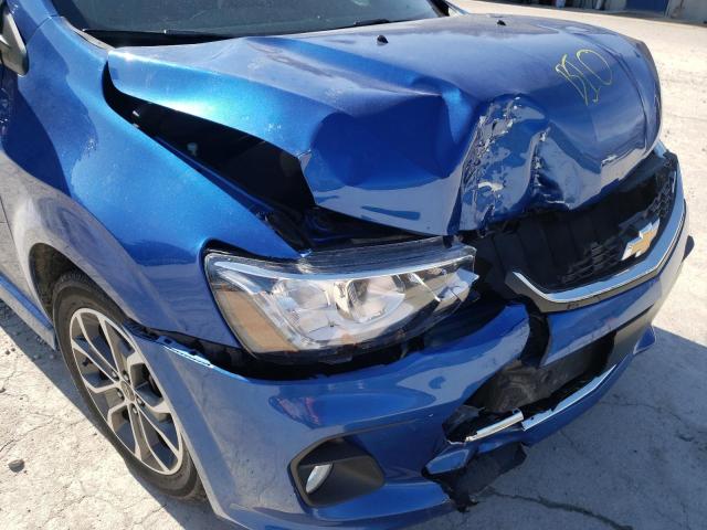 Photo 9 from auction – 2020 CHEVROLET SONIC LT with VIN 1G1JD5SB1L4102398