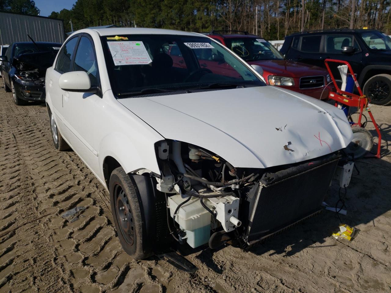KIA RIO BASE 2011 with VIN KNADH4A31B6944753 - Photo from auction