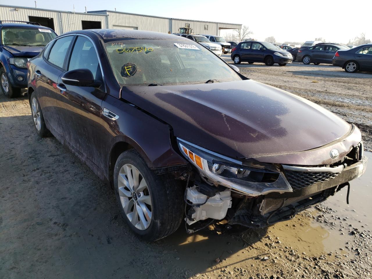 Photo 1 from auction – 2016 KIA OPTIMA LX with VIN 5XXGT4L38GG067540