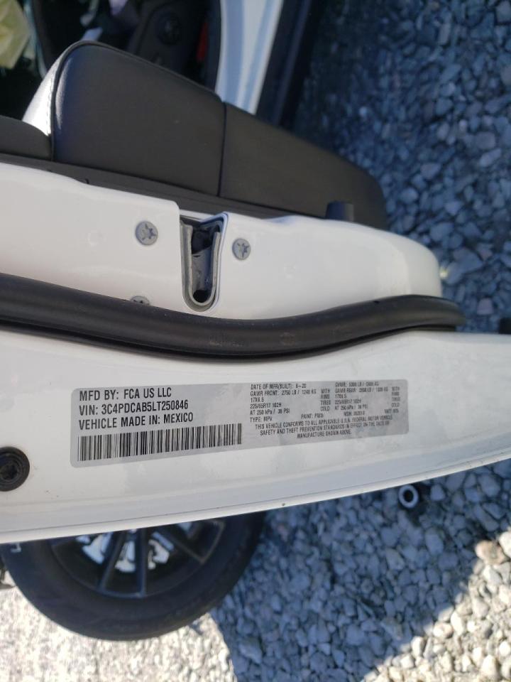 Photo 10 from auction – 2020 DODGE JOURNEY SE with VIN 3C4PDCAB5LT250846