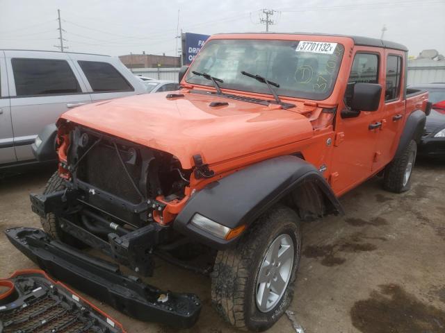 Photo 2 from auction – 2020 JEEP GLADIATOR with VIN 1C6HJTAG7LL147777