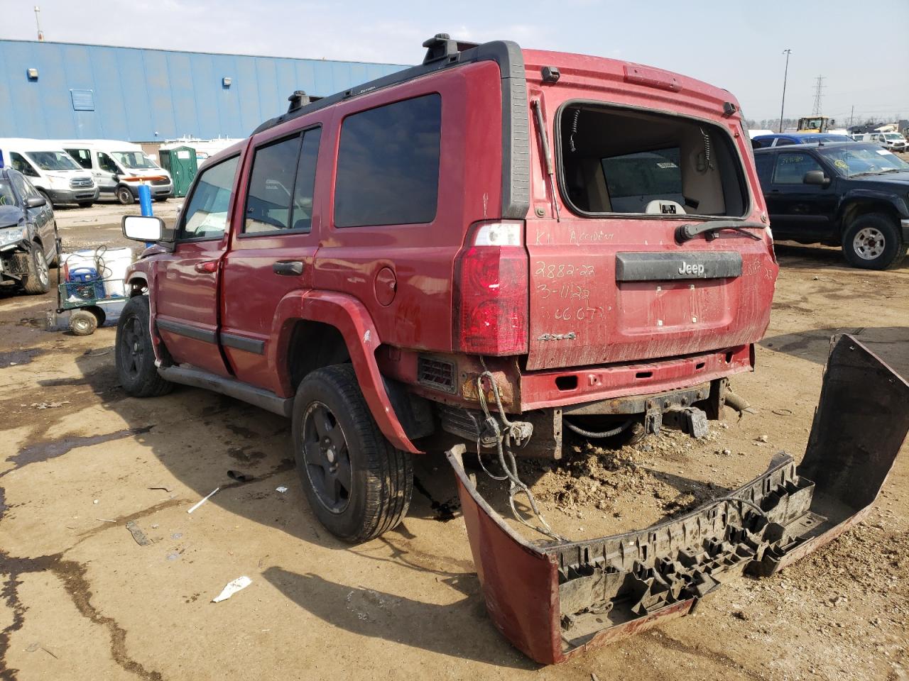 Photo 3 from auction – 2006 JEEP COMMANDER with VIN 1J8HG48K76C206072
