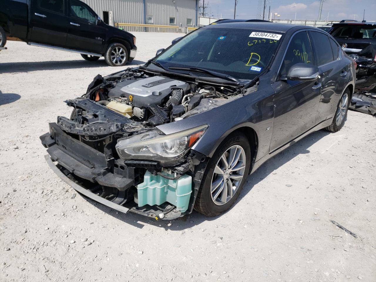 Photo 2 from auction – 2014 INFINITI Q50 BASE with VIN JN1BV7AP6EM671724