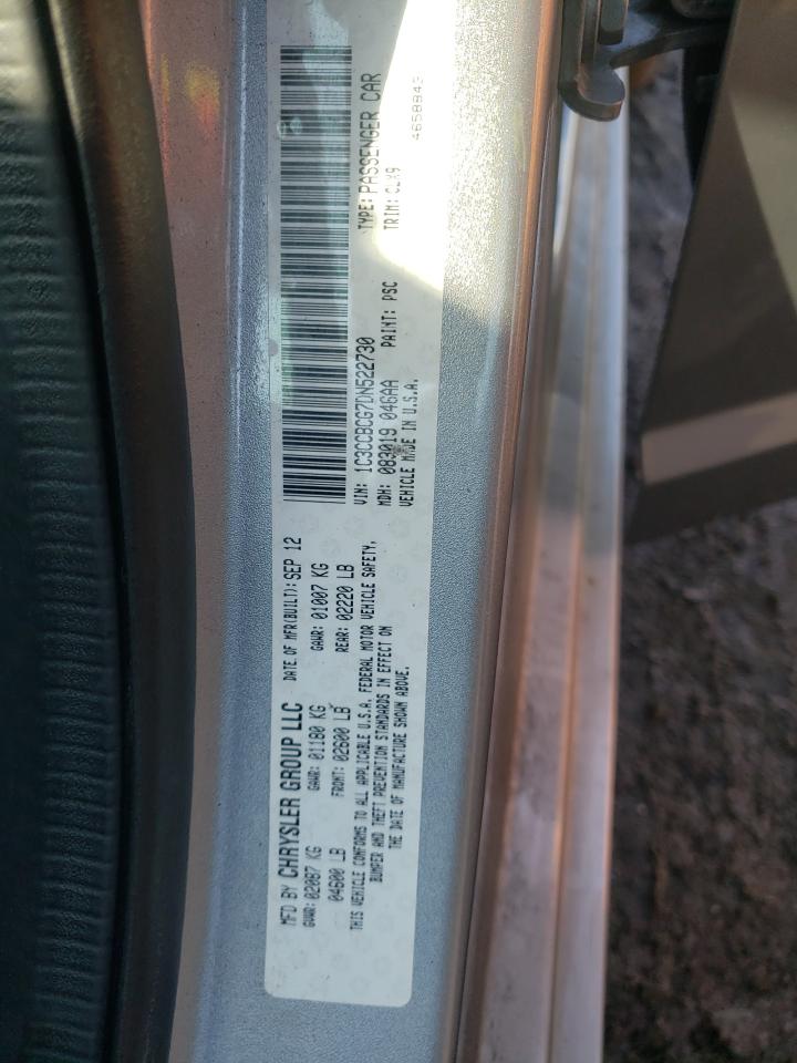Photo 10 from auction – 2013 CHRYSLER 200 LIMITE with VIN 1C3CCBCG7DN522730