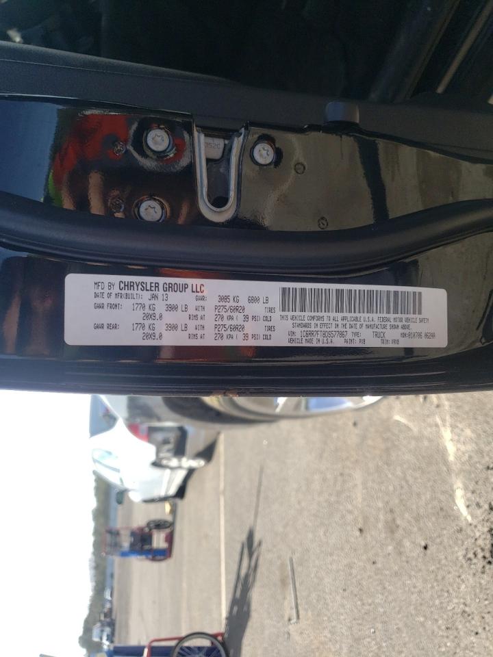Photo 10 from auction – 2013 RAM 1500 ST with VIN 1C6RR7FT8DS577867