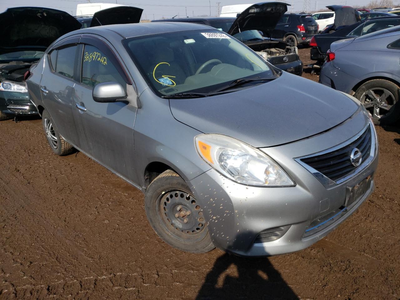 NISSAN VERSA S 2012 with VIN 3N1CN7AP4CL846516 - Photo from auction