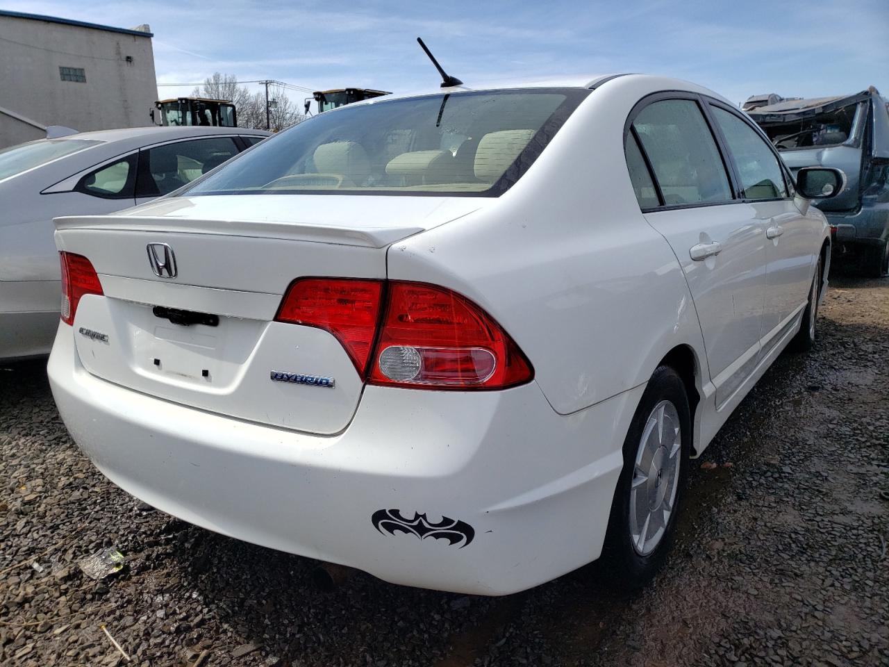 Photo 4 from auction – 2008 HONDA CIVIC HYBR with VIN JHMFA36278S023081