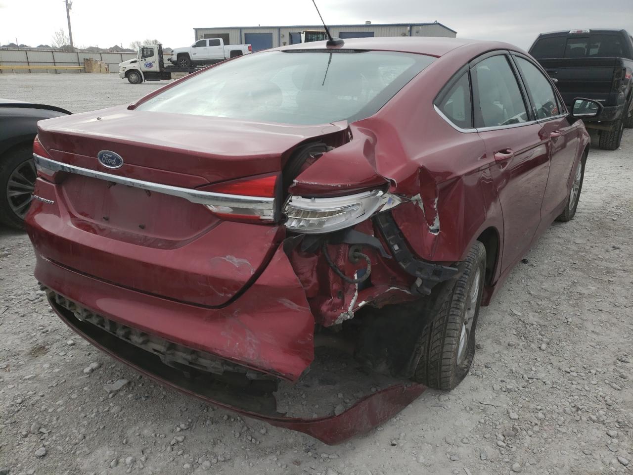 Photo 4 from auction – 2017 FORD FUSION S with VIN 3FA6P0G78HR349854
