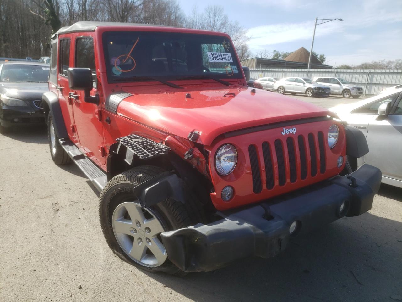 JEEP WRANGLER U 2018 with VIN 1C4BJWDG5JL891189 - Photo from auction