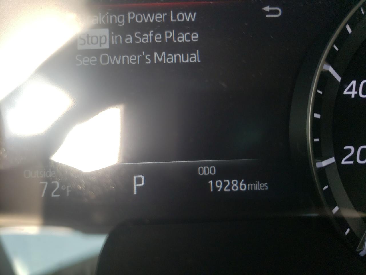 Photo 8 from auction – 2020 TOYOTA HIGHLANDER with VIN 5TDGZRAH2LS513961