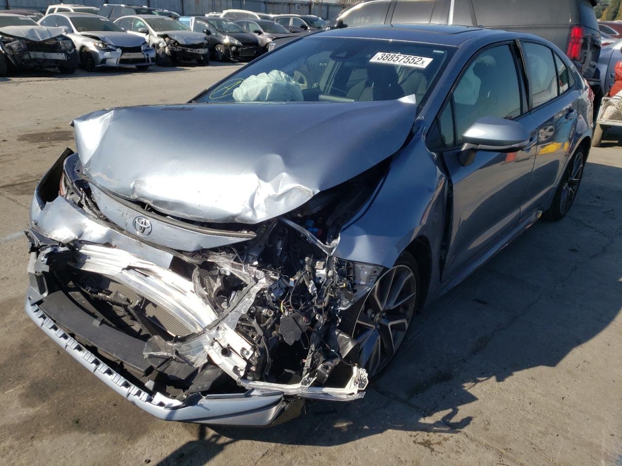 Photo 2 from auction – 2021 TOYOTA COROLLA SE with VIN JTDP4MCE5MJ057196