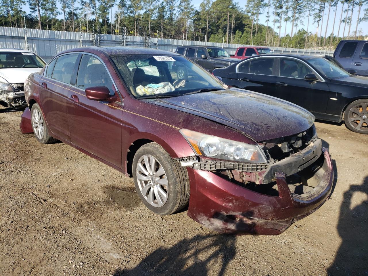 HONDA ACCORD EXL 2012 with VIN 1HGCP3F80CA022801 - Photo from auction